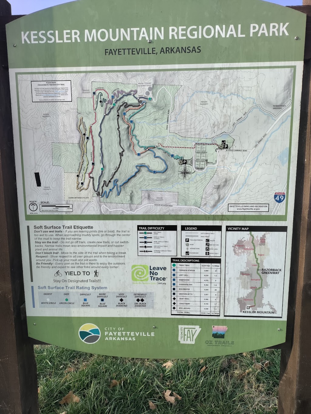 University of Arkansas Trails