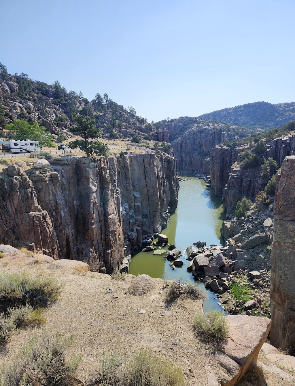 Alcova Reservoir - Fremont Canyon Overlook